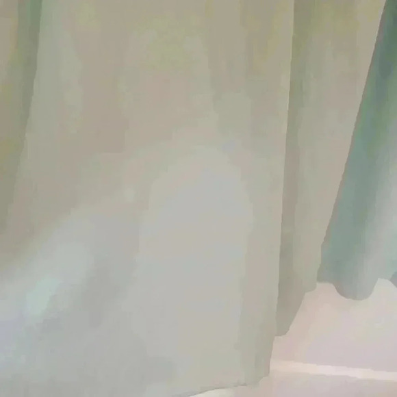 Vintage pale green long nightgown Keyser size medium - Picture 5 of 6